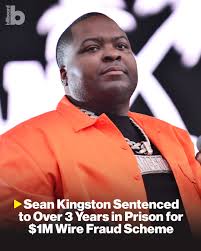 Sean Kingston was sentenced to 42 months (3.5 years) in prison after being convicted of federal wire fraud.⁠ ⁠ A Florida judge also ordered Kingston to serve 3 years' probation over the