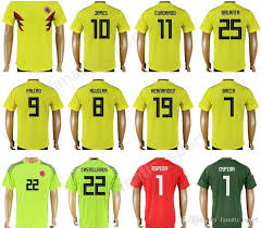 Hier bei uns im shop bekommst du das james trikot von fc bayern münchen. Grosshandel Weltmeisterschaft 2018 10 James Rodriguez Trikot Fussball Kolumbien Fussball Trikots 9 Radamel Falcao 7 Carlos Bacca 11 Juan Cuadrado 19 Hernandez Von Fanatic Sport 12 22 Auf De Dhgate Com Dhgate