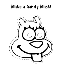 The free and unique pages also feature the cheerful sponge's pet gary, and his friend, patrick, the starfish. Http Www Thebikinibottom Com Images Spongebob Coloring Pages Coloring Mask 2 Gif Spongebob Party Spongebob Crafts Spongebob Birthday
