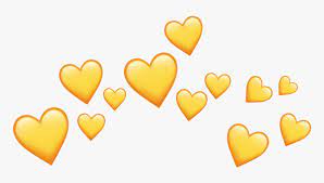 Transparent Background Tumblr Aesthetic Yellow Heart Transparent Combined Emojis Aesthetic Guides Emoji Flower Yellow Heart Crown Png