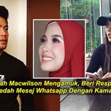 Nur zahirah macwilson binti zainol (born 1 february 1995) is a malaysian actress and model. Zahirah Macwilson Mengamuk Dedah Mesej Whatsapp Dengan Kamal Adli