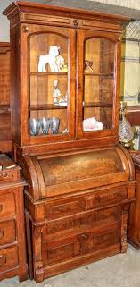 Items similar to sold rustic red antique secretary desk/hutch on etsy. Antique Cylinder Roll Top Secretaries Desk With Hutch Beautiful Estate Full Of Antique Furniture Pieces Vintage Decor Decorative Glass Pewter Silver Brass Art Music Boxes Fostoria Reuge Waterford Tiffany Co