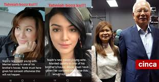 Malaysian prime minister najib razak may have been officially cleared of wrongdoing in a financial scandal, but many malaysians remain unconvinced. Gambar Najib Bersama Enam Isteri Muda Tular