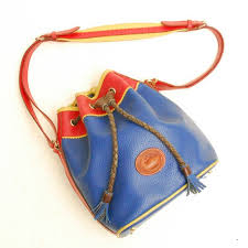 Dooney Bourke Red Yellow And Blue Bucket Primary Colors