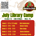 July Library Camp – USA Celebrates