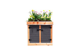 In this video i will share how to make your own bin storage. Garden Hacks 10 Genius Ideas To Hide Trash Cans Gardenista