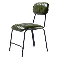 Industriale Dining Chair Reviews Allmodern Green Leather Chair Metal Dining Chairs Industrial Dining Chairs