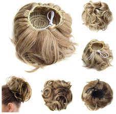Wrap it in a circular motion around the head the same direction in which you twisted it. Dekey Synthetic Curly Chignon Women S Elastic Hair Bun Drawstring Clip In Donut Hair Buns 60g Pc Buy Hair Bun Clip In Donut Hair Buns Drawstring Clip In Donut Hair Buns Product On Alibaba Com