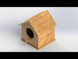 Solidworks Bird Nest Kus Yuvasi Assembly Solidworks Bird Step By Step Drawing