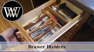 making a kitchen drawer organizer diy