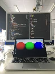 All are rooted in a mac. Photo Of Desk Setup Or Laptop Outside Devrant