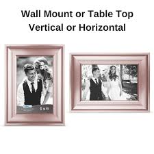 Black And Gold Picture Frames 4x6 Icona Bay 4x6 Rose Gold Picture Frames 4 X 6 Set Of 6 Rose Gold Photo Frame Wall Mount Or Table To Gold Photo Frames Rose Gold Picture Frame 4x6 Picture Frames