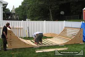 Their instructions are solid, but i did have trouble getting the first layer of plywood to bend to the. Skateboard Ramp Photo Gallery