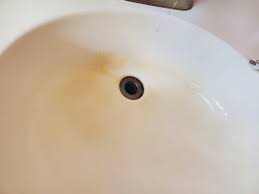 stain out of my porcelain sink