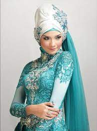 Gaun pengantin bercadar inspirasi gaun pengantin berhijab inspirasi baju pengantin batak inspirasi gaun pengantin warna biru. 12 Gaun Pernikahan Hijab Bertema Turquoise Untuk Datangkan Kesan Sejuk Di Resepsimu