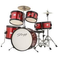 Stagg Tim Jr 5 16 Rd Bateria Infantil De 5 Piezas Color Rojo Amazon Es Instrumentos Musicales Baterias Musicales Set De Bateria Tambor