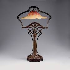 Table Light C1910 Manufacturer Daum Freres Nancy Antikvarnye