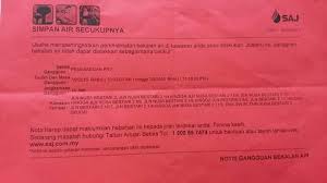 Timbalan ketua menteri datuk seri bung moktar radin berkata. Notis Gangguan Bekalan Air Persatuan Bangsa Johor Facebook
