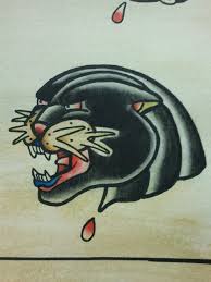 Sailor jerry tattoos helped popularize some of the most iconic imagery in traditional tattooing. Tattoo Flash Panther Head By Bass Slinger On Deviantart