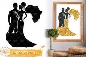Download African American Wedding Svg Black Couple Svg Africa Didiko Designs