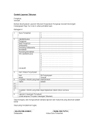 Laporan pertanggung jawaban (lpj) ini merupakan rangkuman, dari laporan program kerja osis ma yapika, laporan keuangan, dan administrasi osis, selama satu tahun pada masa bakti osis. Contoh Laporan Tahunan