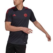 Fc bayern trikot away authentic 21/22 überzeugt durch seine details & ist das highlight für treue fc bayern münchen fans jetzt im offiziellen fcb store bestellen! Adidas Fc Bayern Munich 21 22 Training Shirt Grau Goalinn