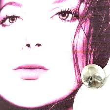 Robert Lee Morris Small Silver Gong Earrings