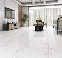 White Marble Texture Glazed Polished Porcelain Tiles 600X600 mm Floor Tiles