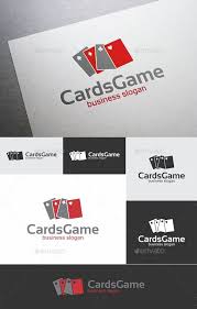 Cards Game Logo Advantage Bet Black Brand Card Games Casino Entertainment Gambling Gambling Website Ga Game Logo Logo Design Template Business Slogans