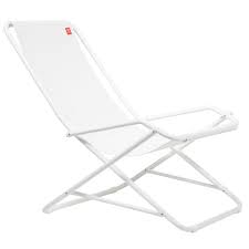 Dondolina Colour Solstol Hvit Francesco Favagrossa Fiam Mobler Hjemmeinnredning Design