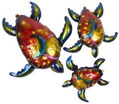 Quick view add to cart. 3d Metal Sea Turtles Wall Art Set Of Three