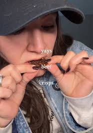 #yays #beefjerky #beefcrisps #protein #proteinsnack #beef #crunchy  #beefsnacks @Snackyays