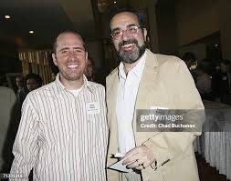 Writer Greg Garcia and Fred Rubin attend the reception for the 32nd... News  Photo