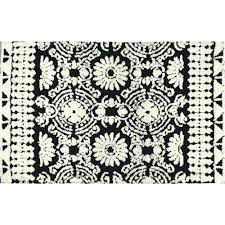 Looking for a good deal on medallion rug? 1 75 X 2 75 Spanish Medallion Black And White Rectangular Area Throw Rug Walmart Com Walmart Com