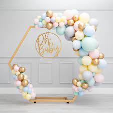 Pastel Baby Shower Pastel Baby Shower Baby Shower Balloons Wedding Balloon Decorations