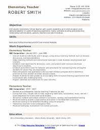Take the time to view the cover letter that complements this elementary principal's resume example. Elementary Teacher Resume Samples Qwikresume