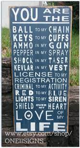 You Are The Ball To My Chain Police Wife Police Officer Gift Police Wedding Thin Blue Line Law Enforcement Police Officer Gifts Police Wedding Police Wife