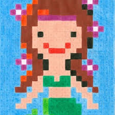 Pixel art, malen nach zahlen, bilder malen. So Malst Du Im Pixel Style