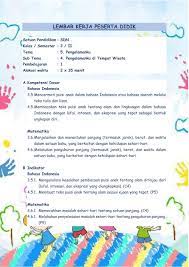 Tema 4 peduli lingkungan sosial. Lkpd Kelas 2 Tema 5 Sub Tema 4 Pembelajaran 1 Worksheet
