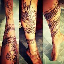 Dragon Tattoo Leg Dragon Tattoo Leg Dragon Tattoo For Women Dragon Tattoo Wrapped Around Arm