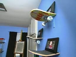 Bedroom Skateboard Shelf Skateboard Decor Skateboard Bedroom Skateboard Room