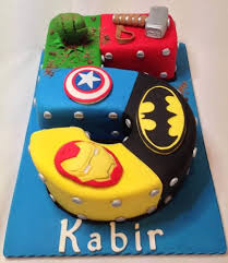 Marvel heroes cake design / novelty wedding cakes wedding cakes edinburgh, scotland : Superhero Number Cake Superhero Cake Marvel Cake 5th Birthday Cake