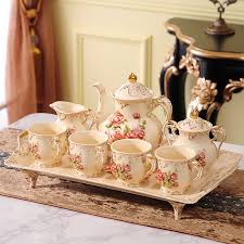 A wide variety of modern tea sets options are available to you. European Style Ceramics Family Coffee Cup Set American Modern Brief Tray Coffee Set Afternoon Tea Set Ceramic Ceramic Ceramic Coffee Cup Setceramic Coffee Set Aliexpress