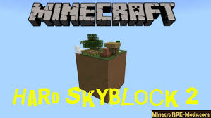 479k downloads updated oct 1, 2021 created feb 1, 2021. Hard Skyblock 2 Survival Minecraft Pe Map 1 18 0 1 17 40 Download