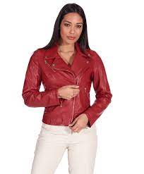 We did not find results for: Perfecto Femme Cuir Col Crante Rouge Cuir Plonge Aspect Lisse Kbc