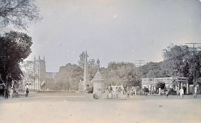 Horniman Circle In British Era Bombay, 1890 Photo - Past-India