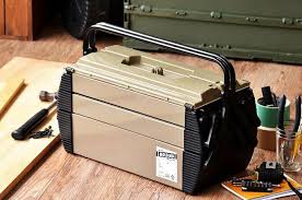 イケてる 3段両開きツールボックス ペグ ハンマー 諸々これで全部整理したい camp hack キャンプハック ツールボックス インテリア雑貨 おしゃれ 手作りインテリア 100円