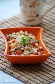 Lobia Chaat Recipe Black Eyed Peas Chaat Recipe Blend With Spices Chaat Recipe Delicious Healthy Recipes Indian Food Recipes