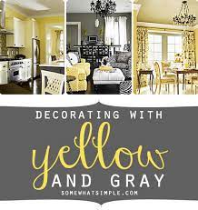 Decorating With Yellow And Gray 20 Spaces We Love Grey Dining Room Yellow Dining Room Yellow Gray Bedroom