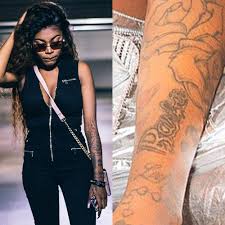 Purple slip dress by 1017 alyx 9 sm, featuring an asymmetrical front and bottom hem and triple strap detailing. Asian Doll S 21 Tattoos Meanings Steal Her Style
